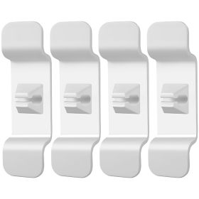 4Pcs Cord Organizers Self-Adhesive Appliances Cord Holder Cable Storage Keeper Wrapper Winder for Coffee Machines Blenders Air Fryers Toasters (Color: White, size: One size)
